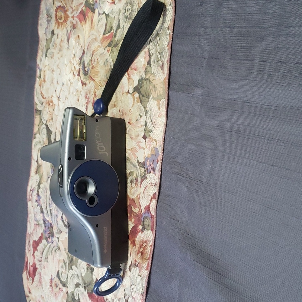 Vintage Polaroid JoyCam Point & Shoot Film Camera - Blue.